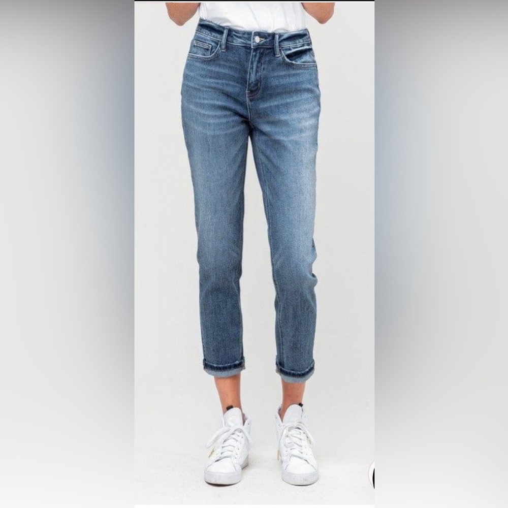 VERVET by Flying Monkey Skeeter Stretch Boyfriend Jeans